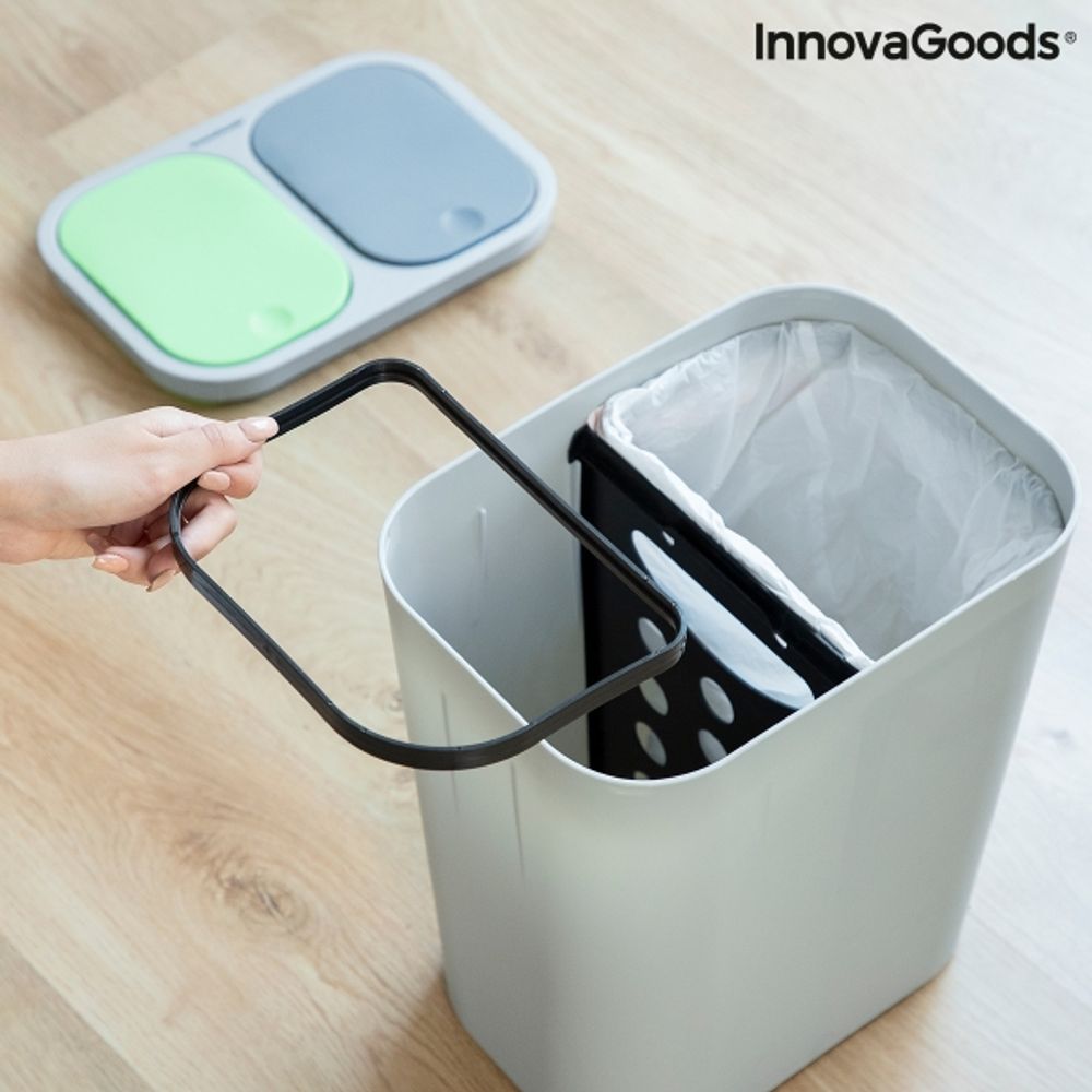 Dobbel gjenvinningskasse Innovagoods
