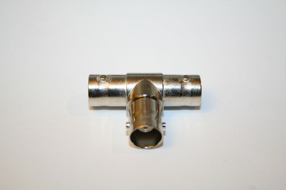 T-stykke Hunne til hunne til hunne BNC connector for skjøting