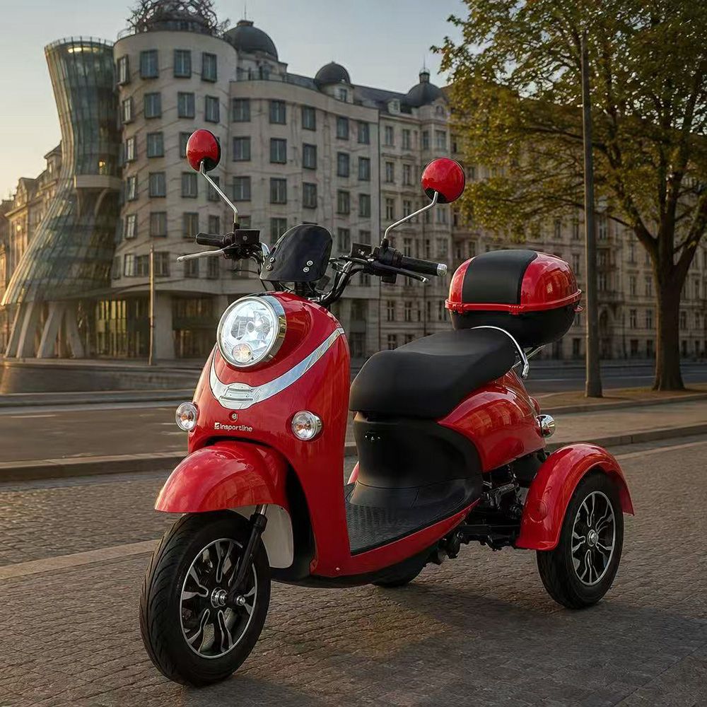 Elektrisk trehjulsscooter Tarra 2 seter inSPORTline - fargevalg