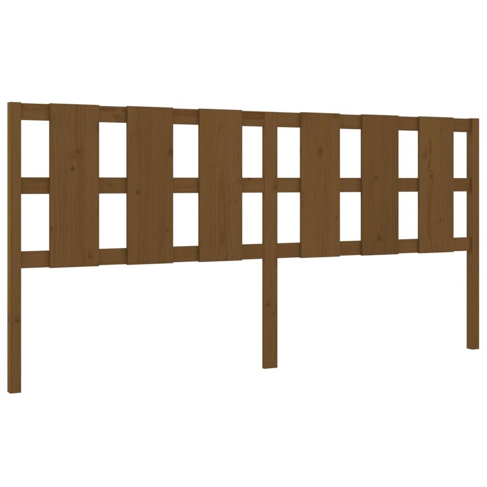 Sengegavl honningbrun 205,5x4x100 cm heltre furu