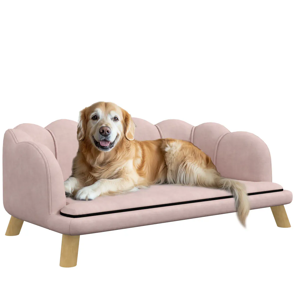 Skjellformet hundesofa til mellomstore hunder – fargevalg