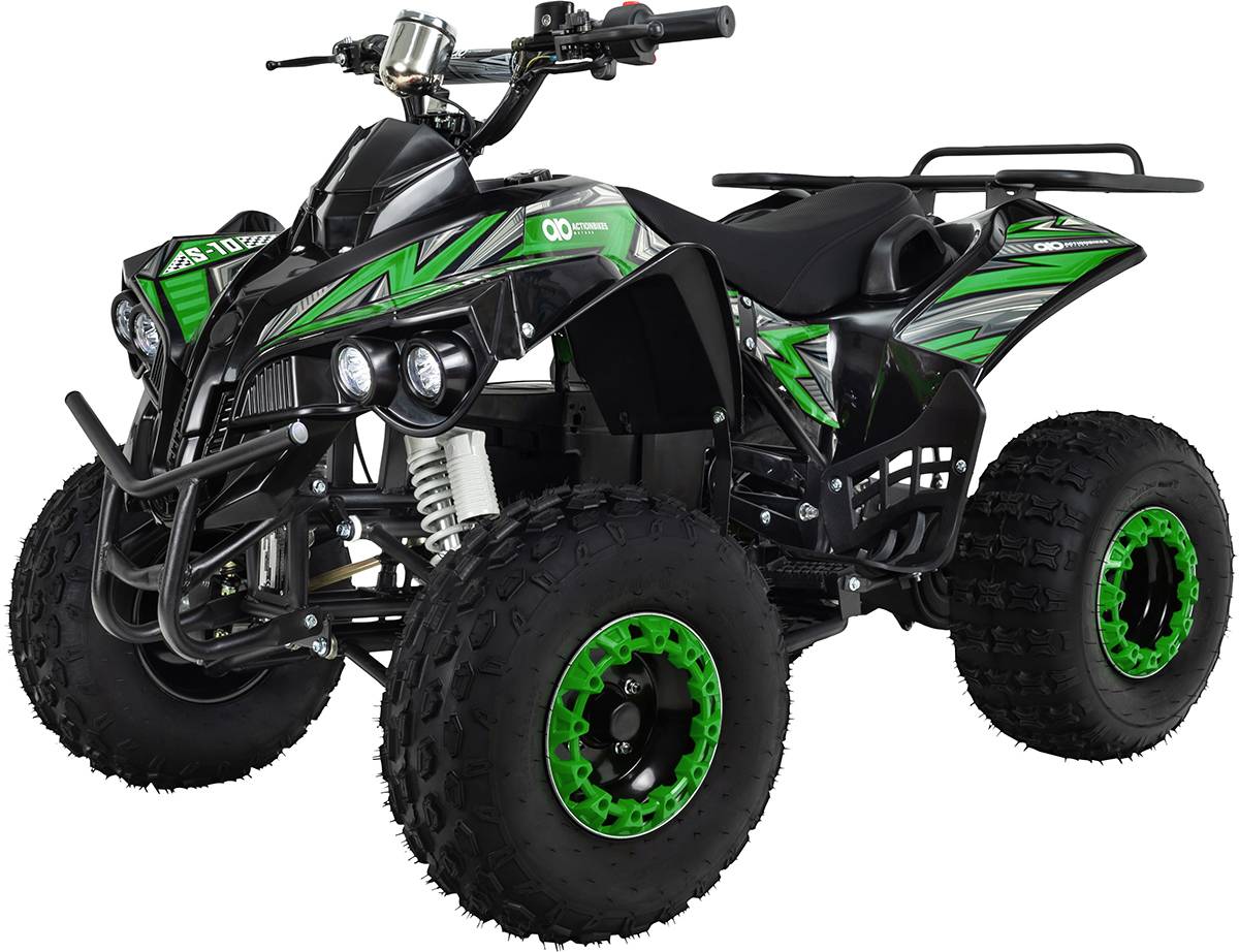 Midi Quad S-10 Elektrisk 1000W Grønn og Sort