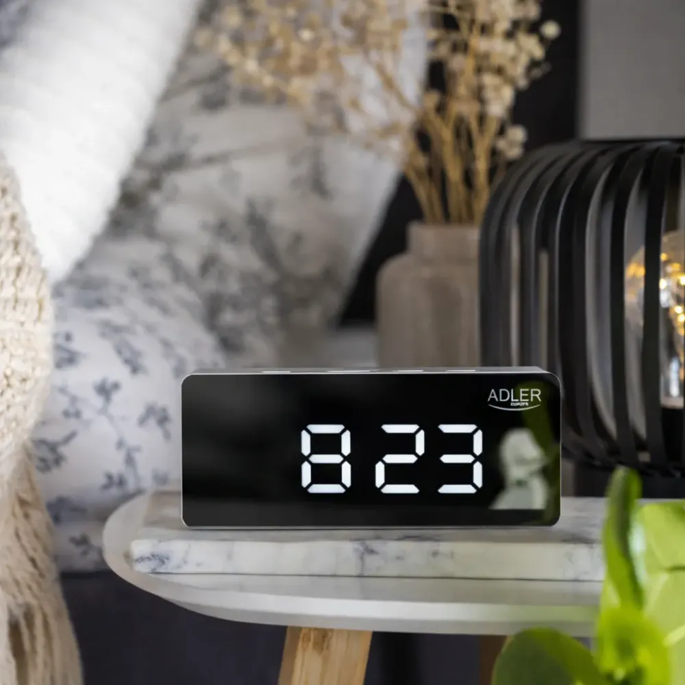 Adler 1189W Alarm klokke Hvit