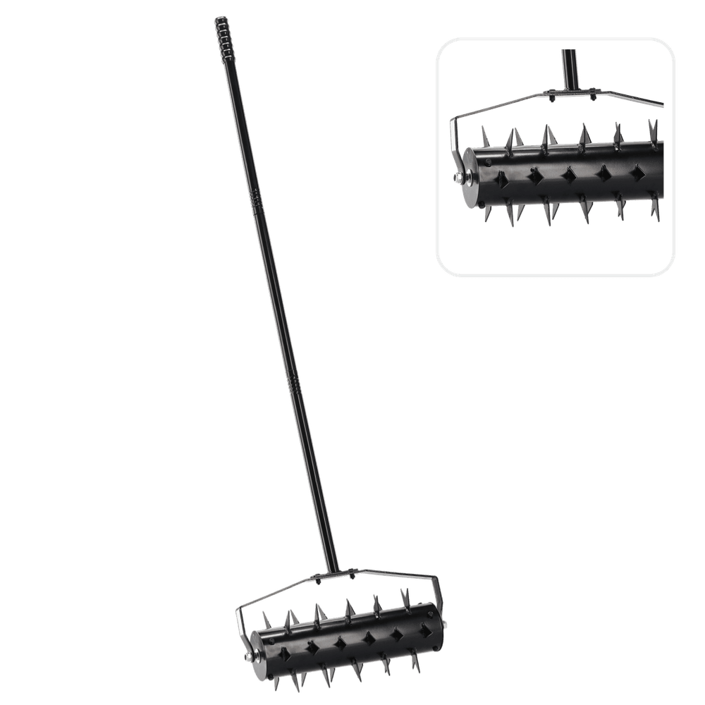 Manuell plenlufter/plenrive med pigger - 148,5 cm