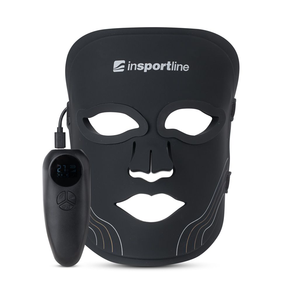 LED Lysterapimaske med Hals- og Dekolletémaske inSPORTline Radora