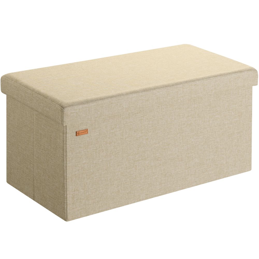 Benk med oppbevaring 80 cm - beige