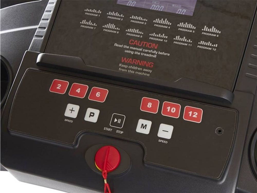 Tredemølle med LCD Skjerm - Hastighet 0,8-16km/t - InShape