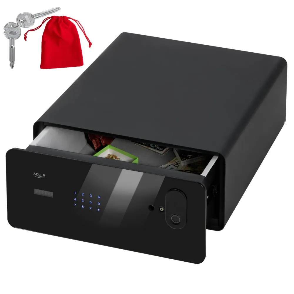 Elektronisk safe med fingeravtrykk - 17 liter