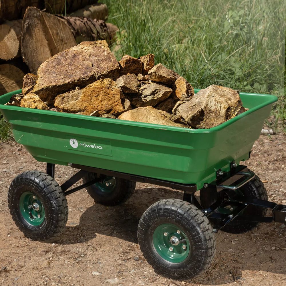 Dumper – transportvogn for hage og byggeplass