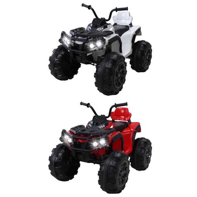 Hovedbilde Quad ATV for barn, elbil - rød/hvit