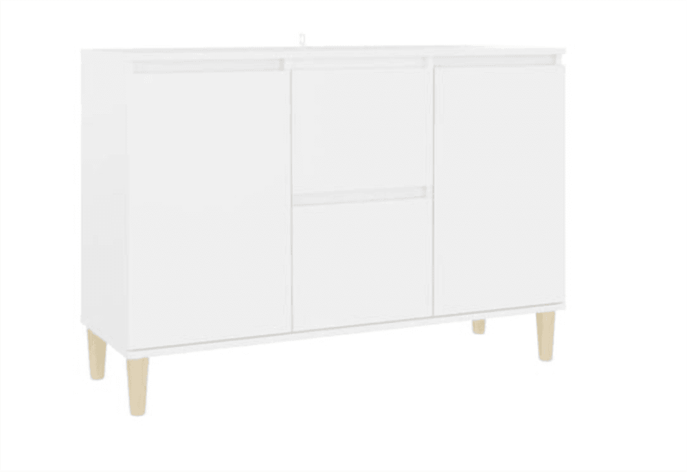 Skjenk 103,5x35x70 cm - hvit