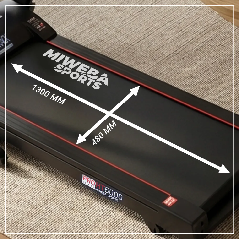 Tredemølle Hometrack HT5000 18 km/t 7 HK 15% stigning – Miweba Sports