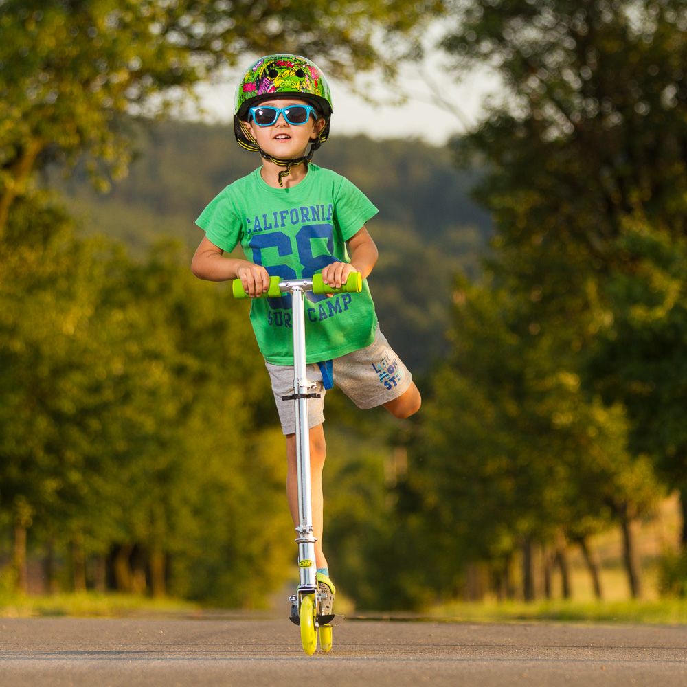 Sparkesykkel WORKER Racer Urban Boy LED-hjul