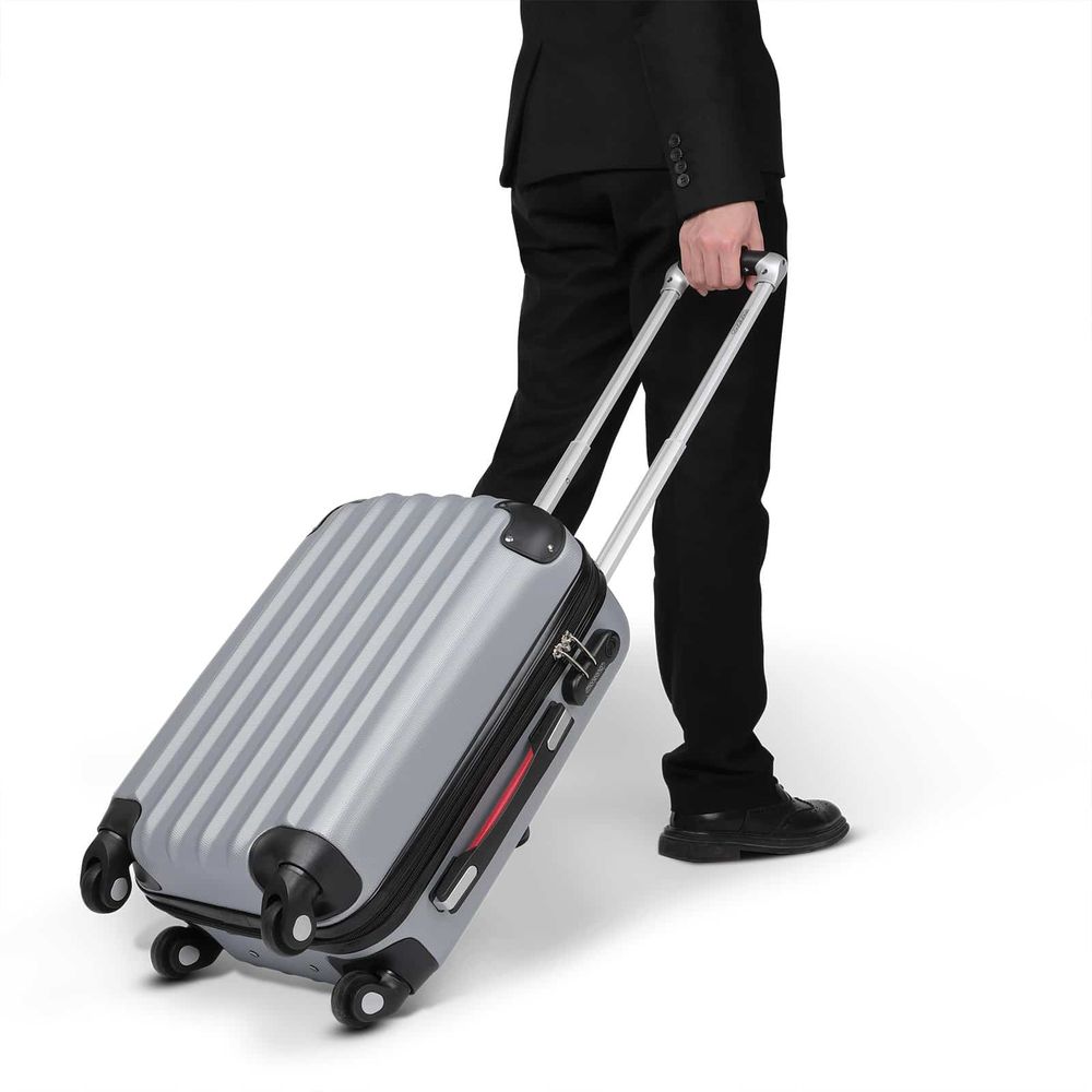 Koffert Baseline Hard Case 34L ABS - sølv