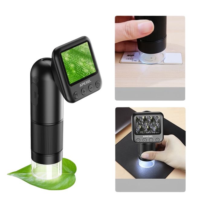 Hovedbilde 400x–800x digitalt mikroskop med LCD Display Apexel