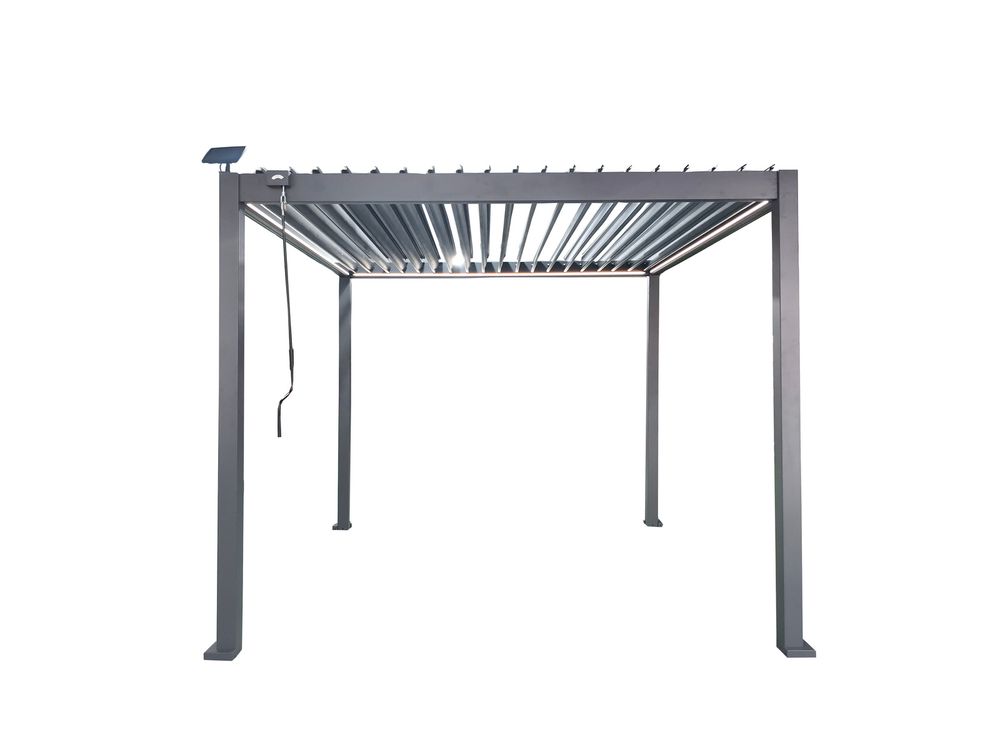 Bioklimatisk pergola for helårs bruk - 3x3x2,5 m