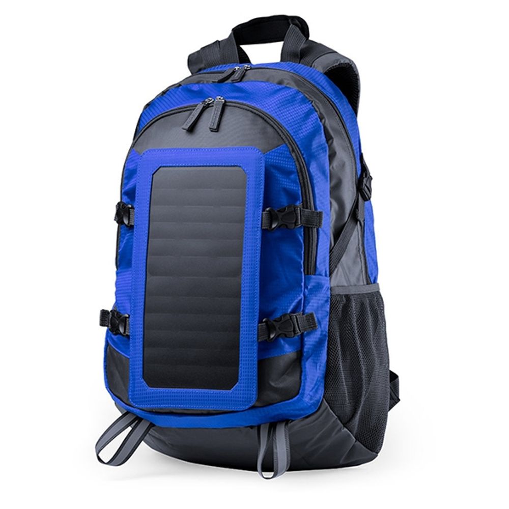 Ryggsekk med solcellepanellader 6.5W