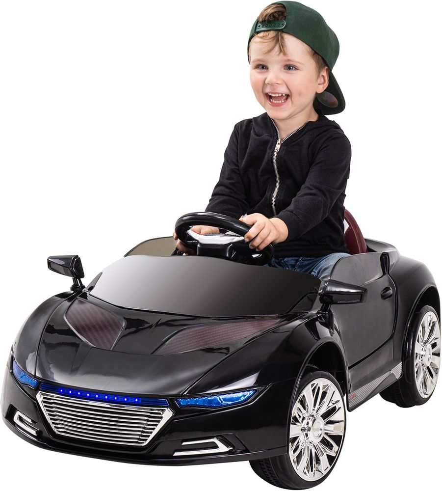 Barnebil elektrisk Spyder - hvit/rød/sort