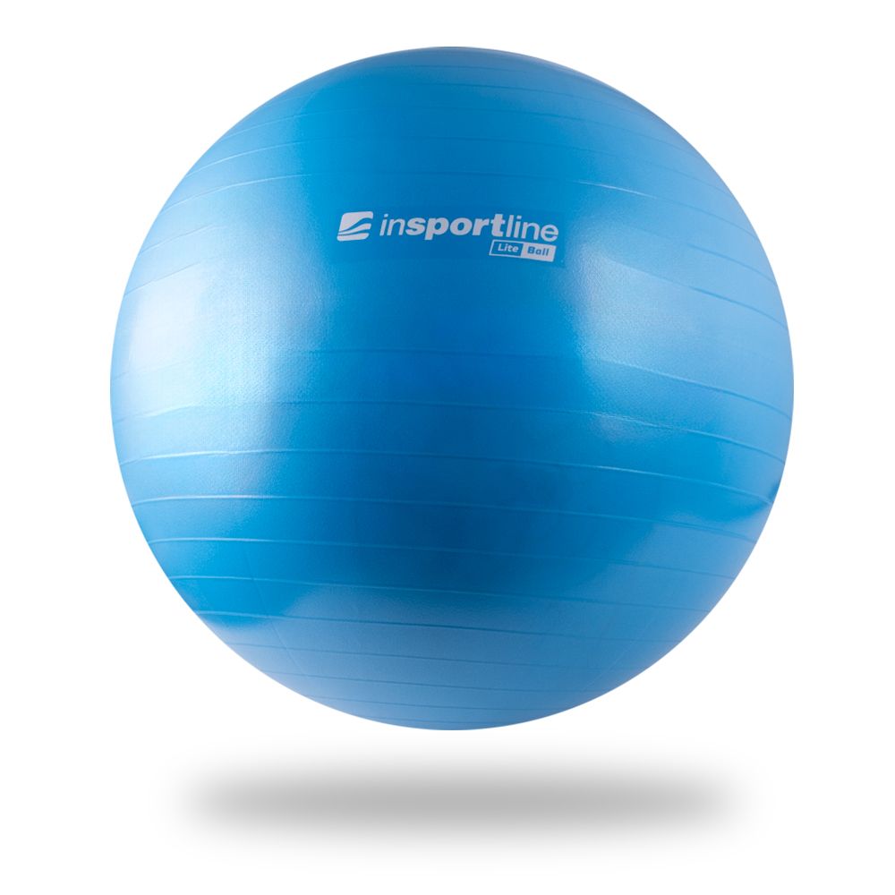Treningsball inSPORTline 55cm - sort/blå