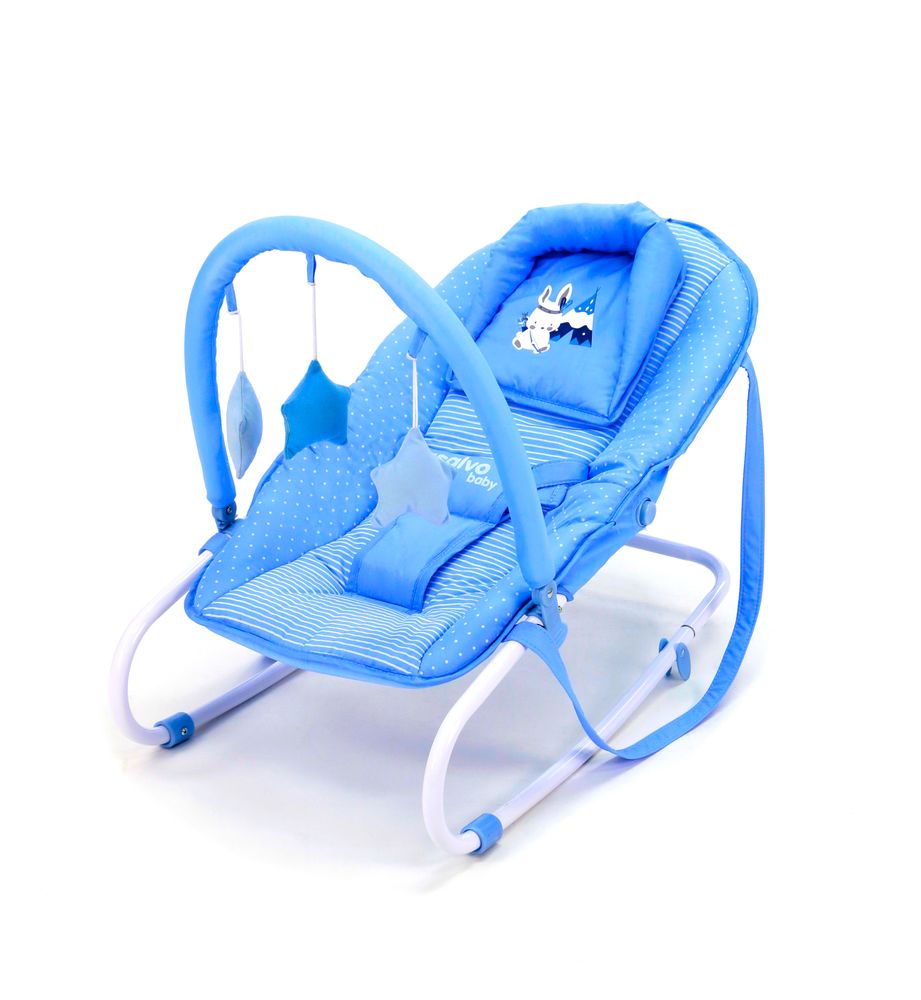 Asalvo Baby Vippestol Rabbit Tipi med Leker - fargevalg