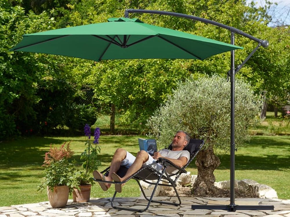 Hengende parasoll Ø300 cm - fargevalg