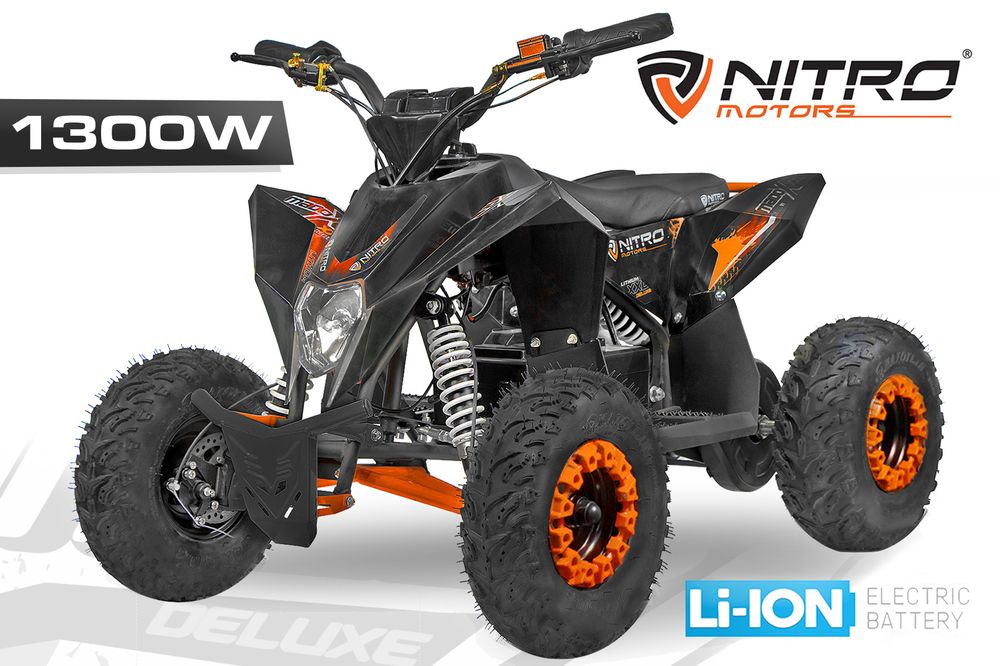 Madox XXL 1300W 48V elquad med li-ion avtagbart batteri