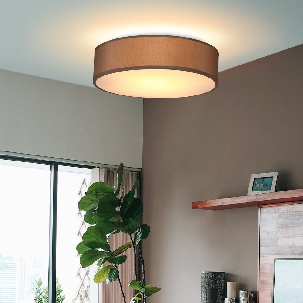 Taklampe i Stoff Ø30 cm - fargevalg