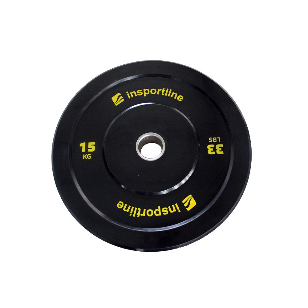 Gummibelagt vektplate - 5-15 kg 50mm