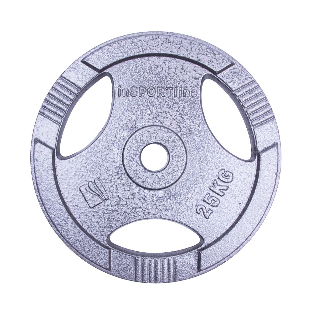 Hamerton vektplate 1.25-25 kg - 30 mm inSPORTline 