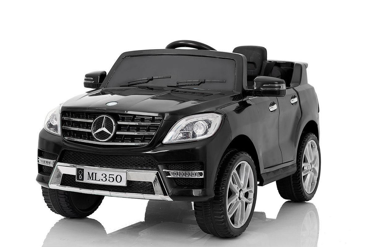 Mercedes ML350 barnebil 12V med fjernkontroll, LED-lys og radio