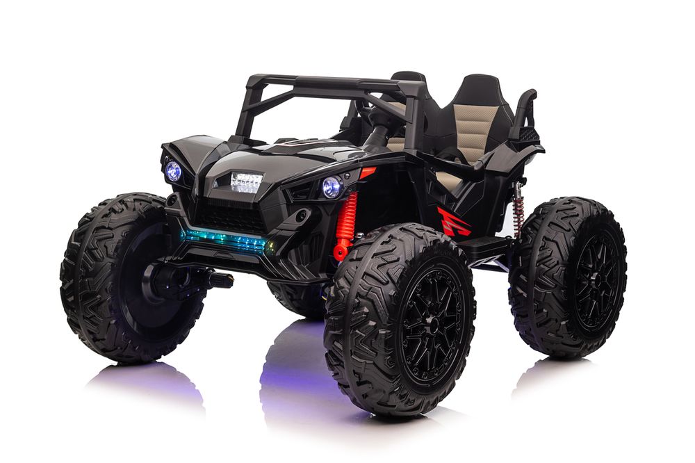 Monster UTV elbil barn 24V toseter med LED og RC