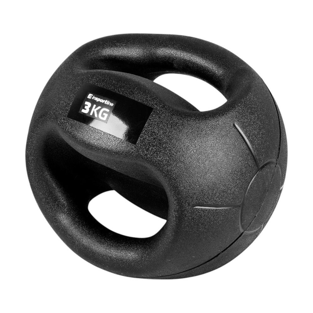 Medisinball med håndtak 2 til 6 kg