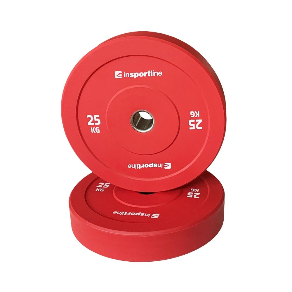 Bumper Plate 50 mm gummibelagt vektskive 5- 25 kg