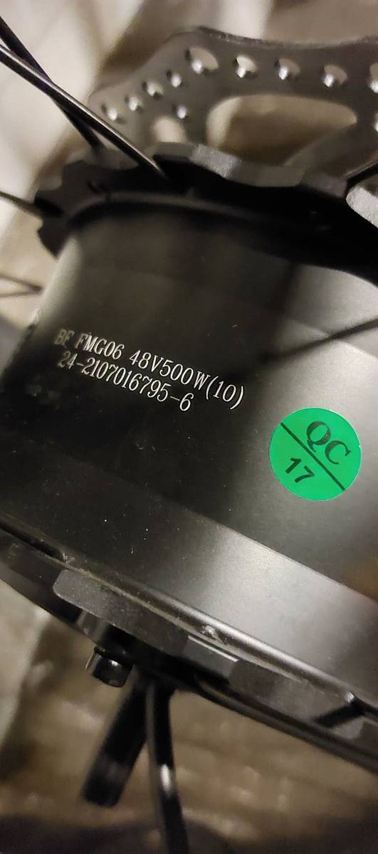 Fronthjul med motor LIA-FJ-E-TRI-01-500w