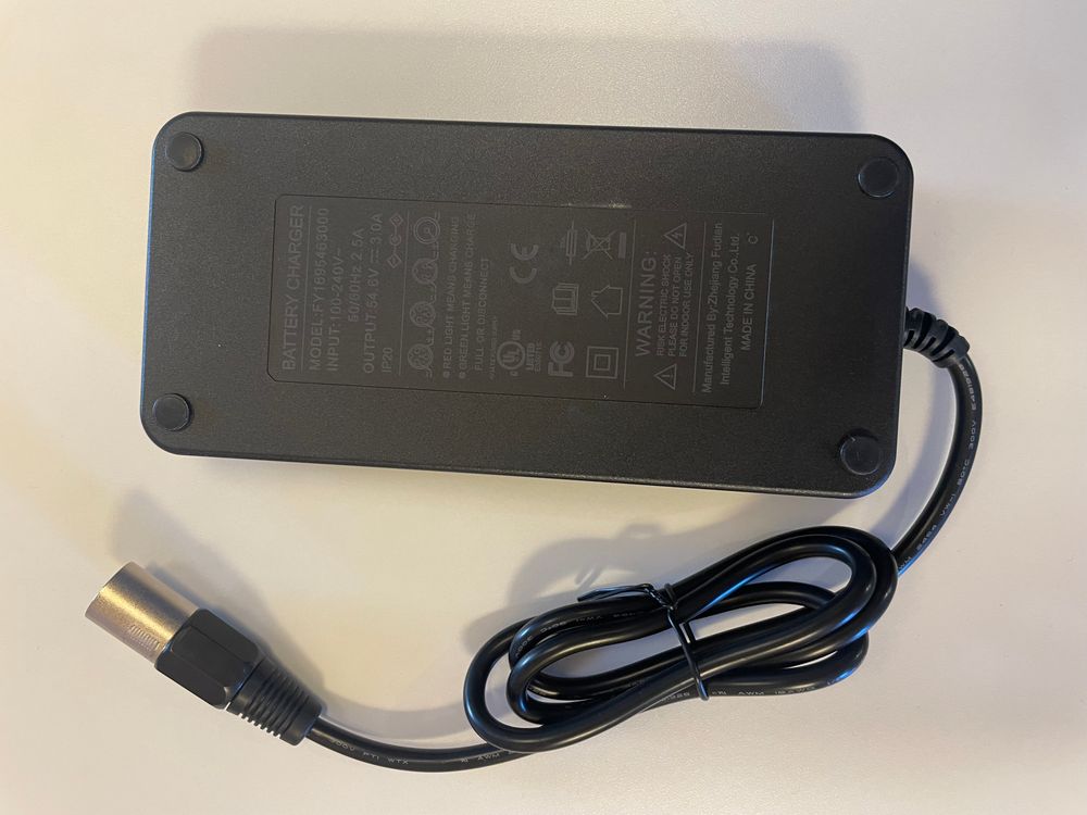Lader for Fiido T2 Longtail Elektrisk lastesykkel 