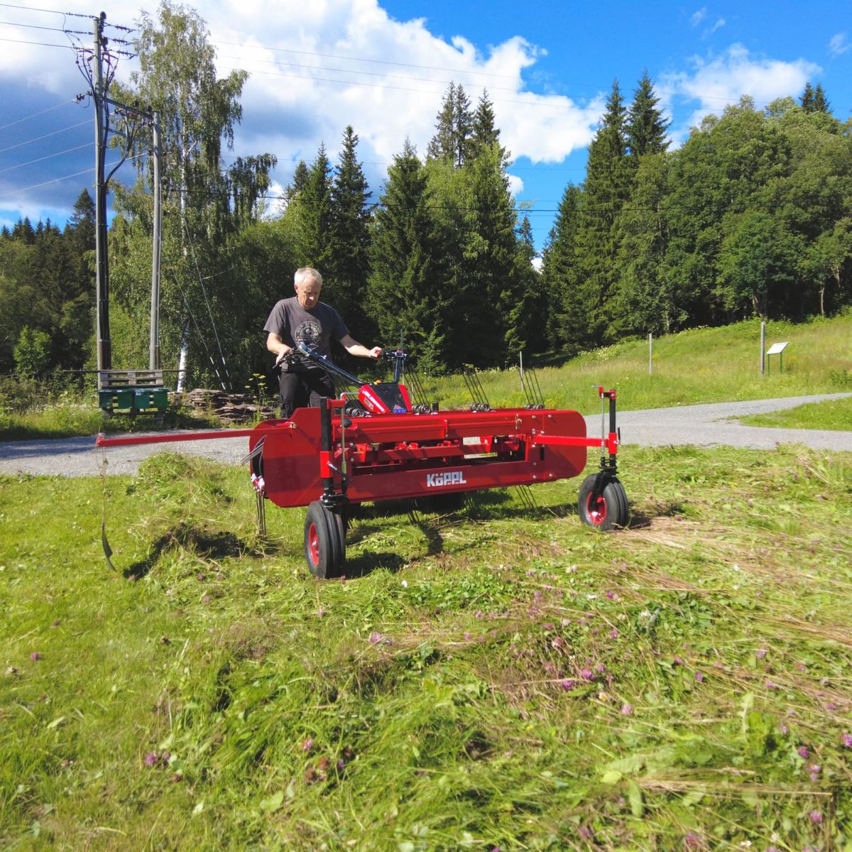 Köppl CC-E Batteridrevet Tohjulstraktor med elektrisk drift