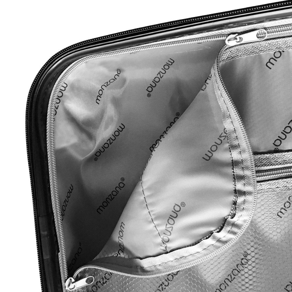 Koffert i hard plast 56x37x23cm butterfly
