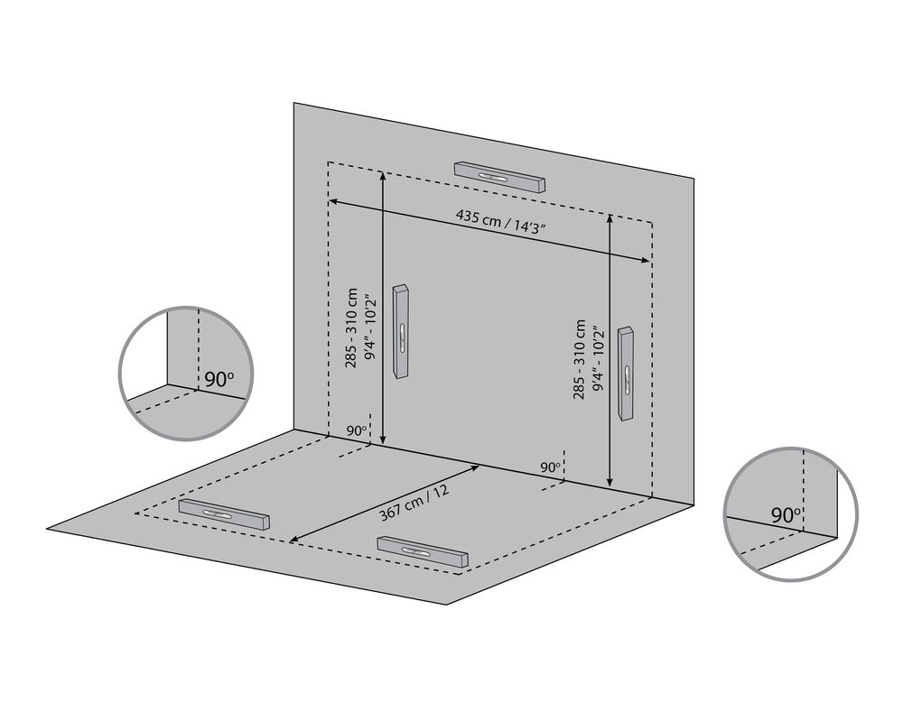 Palram Sanremo Hagestue 3,76x4,35 meter - Grå 