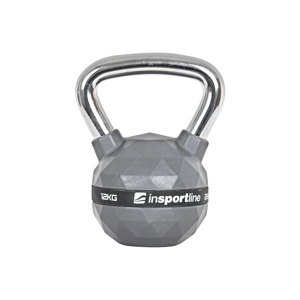 Gummibelagt Kettlebell sett inSPORTline PU 4 kg-20 kg