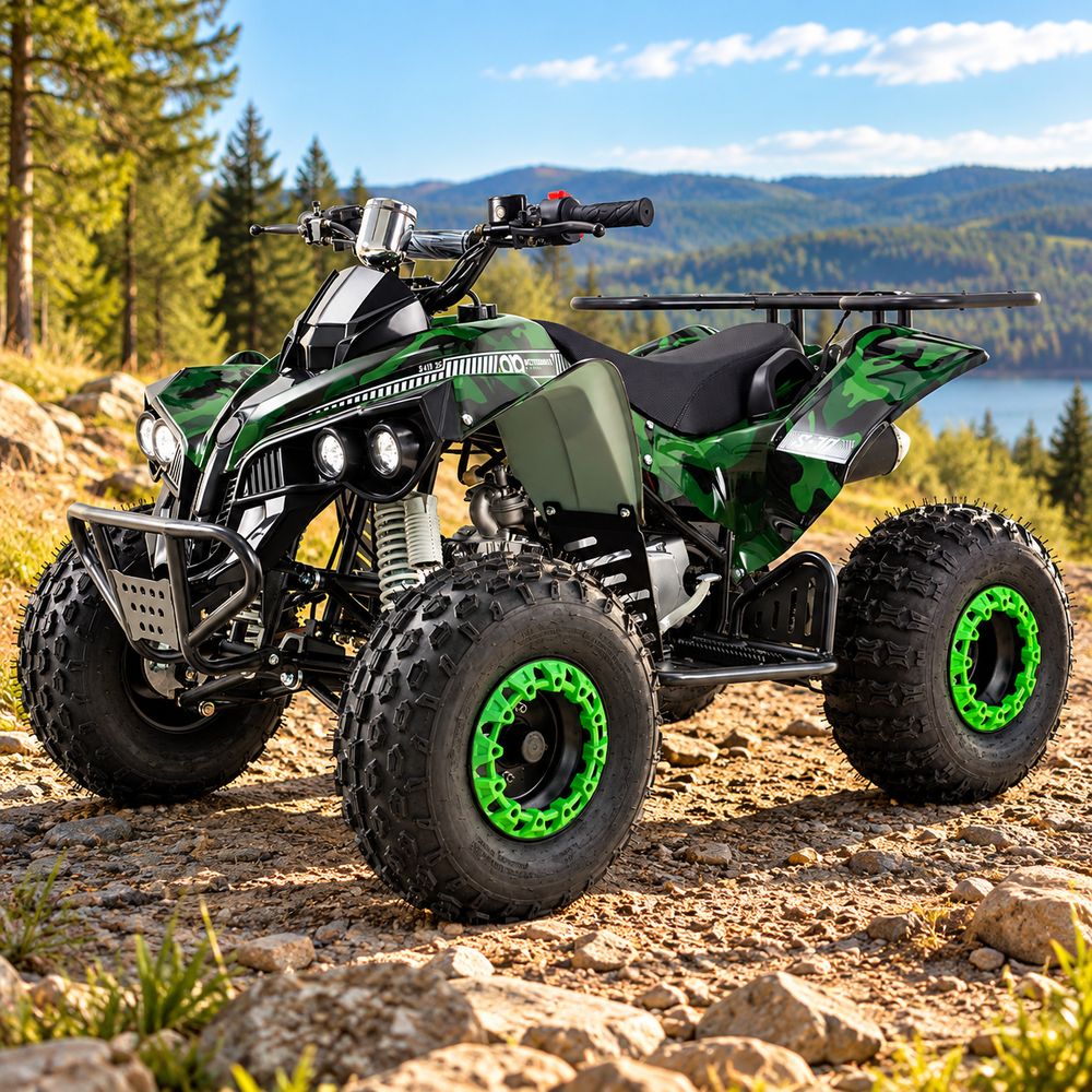 Barne ATV Midi - S-10 125 cc - elstart Kamo Metallic