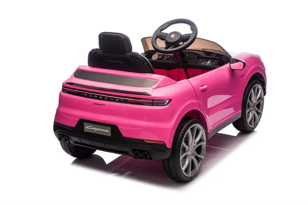 Porsche Cayenne barnebil med gummihjul - fargevalg
