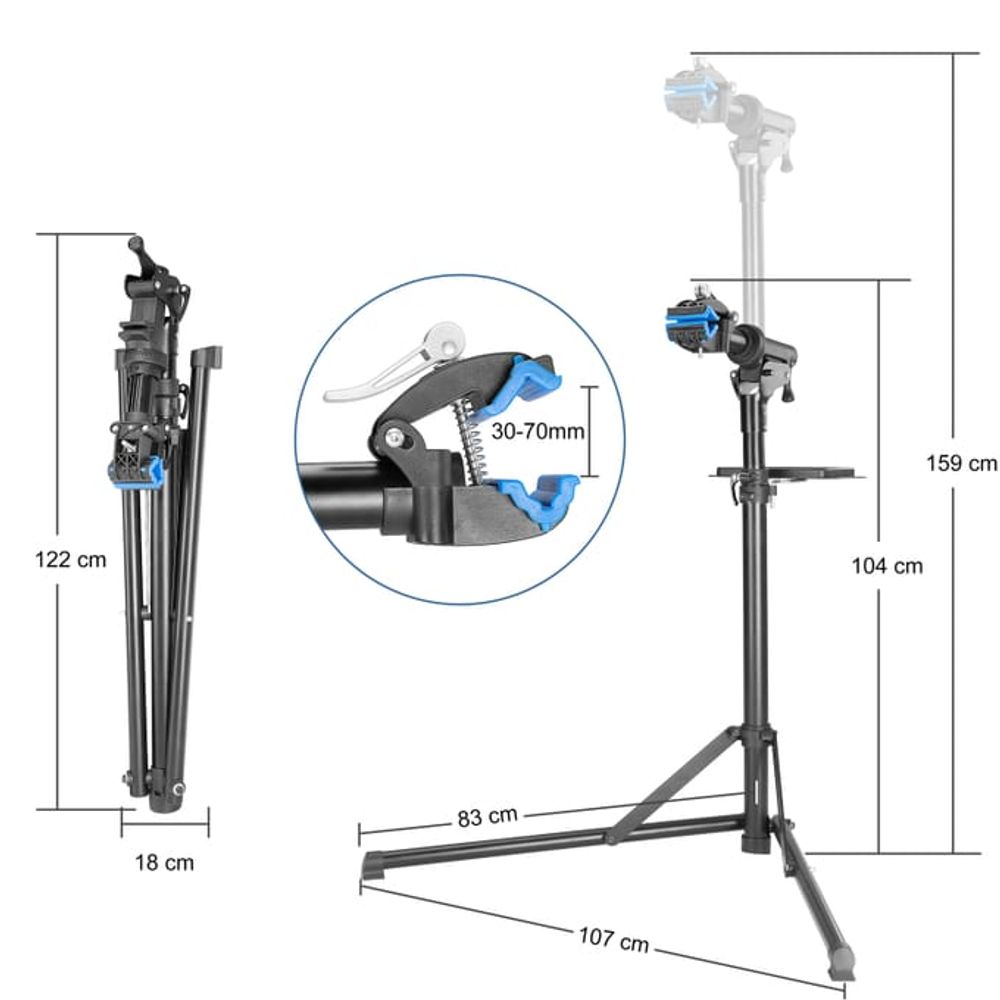 Mekkestativ for El-sykler - 50 kg kapasitet
