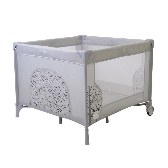 Hovedbilde Lekegrind-Asalvo Playpen Nordic 99x99 cm, Grå
