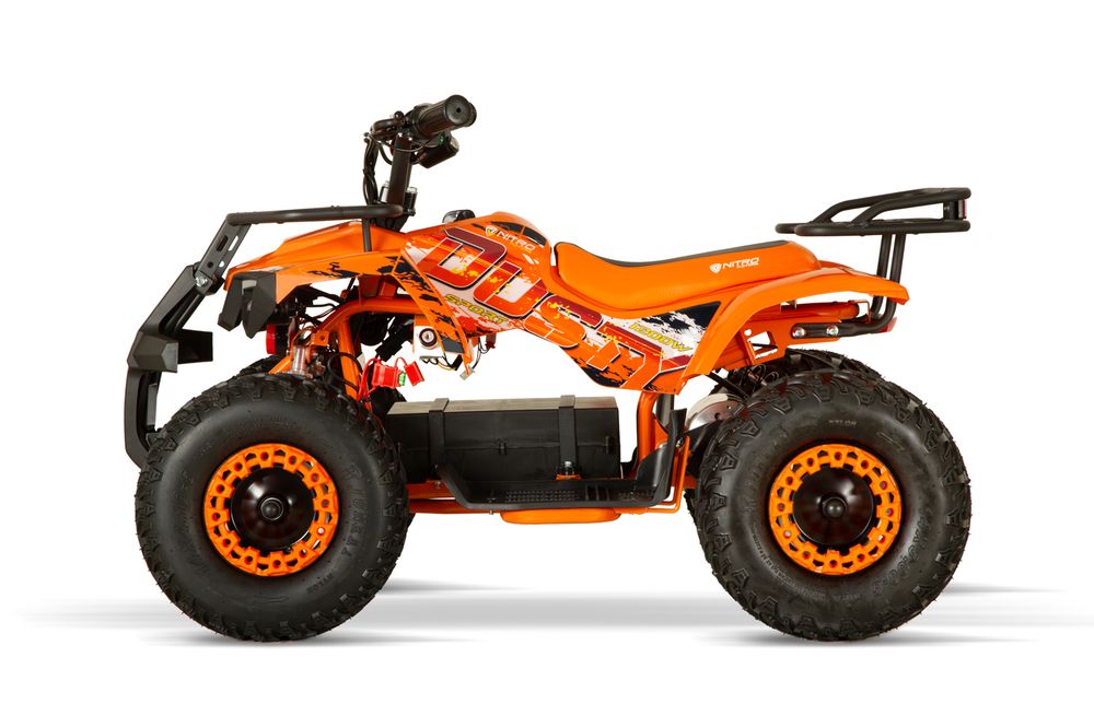 Dusty 1200W ATV med BTF XL-dekk og LED-lys