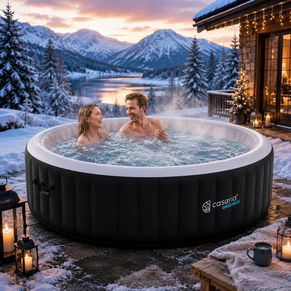 Oppblåsbart spabad Casaria Winterfest - 4-6 personer