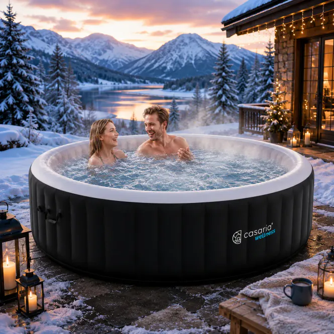 Hovedbilde Oppblåsbart spabad Casaria Winterfest - 4-6 personer