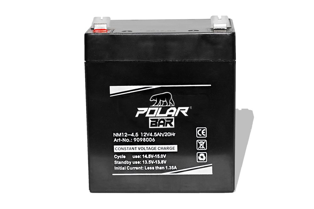Polar Bär 12V NM12-4.5 4,5Ah AGM batteri til barnebiler