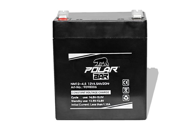 Hovedbilde Polar Bär 12V NM12-4.5 4,5Ah AGM batteri til barnebiler